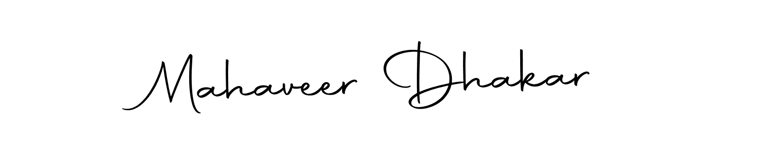 Design your own signature with our free online signature maker. With this signature software, you can create a handwritten (Autography-DOLnW) signature for name Mahaveer Dhakar. Mahaveer Dhakar signature style 10 images and pictures png