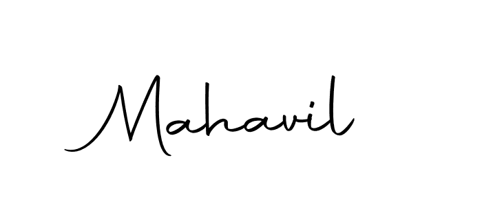 Use a signature maker to create a handwritten signature online. With this signature software, you can design (Autography-DOLnW) your own signature for name Mahavil. Mahavil signature style 10 images and pictures png