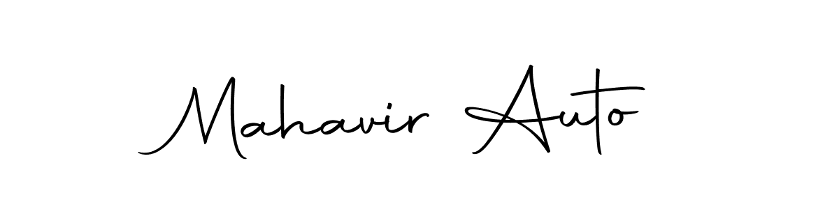 Create a beautiful signature design for name Mahavir Auto. With this signature (Autography-DOLnW) fonts, you can make a handwritten signature for free. Mahavir Auto signature style 10 images and pictures png