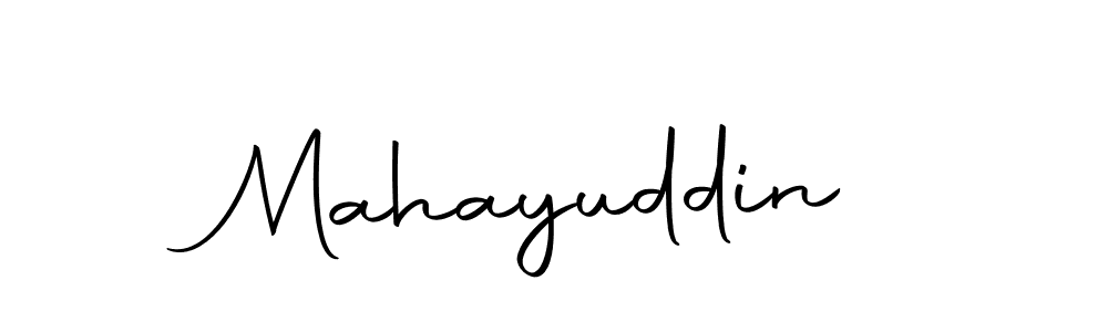 You should practise on your own different ways (Autography-DOLnW) to write your name (Mahayuddin) in signature. don't let someone else do it for you. Mahayuddin signature style 10 images and pictures png