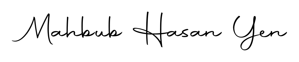 Stand out with a creative autograph for Mahbub Hasan Yen. The Autography-DOLnW styling blends modern aesthetics with classic signature flourishes. Mahbub Hasan Yen signature style 10 images and pictures png