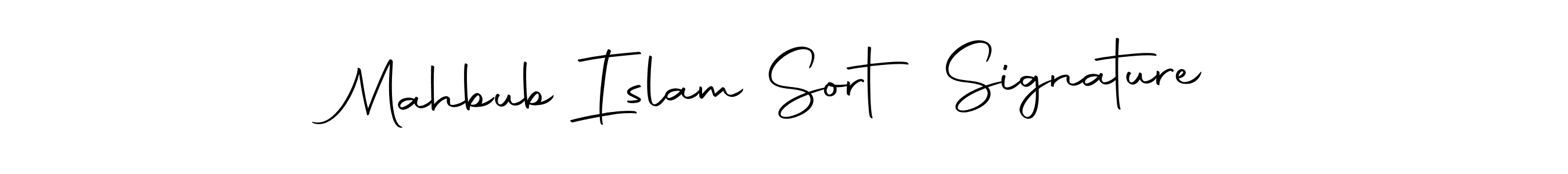 if you are searching for the best signature style for your name Mahbub Islam Sort Signature. so please give up your signature search. here we have designed multiple signature styles  using Autography-DOLnW. Mahbub Islam Sort Signature signature style 10 images and pictures png