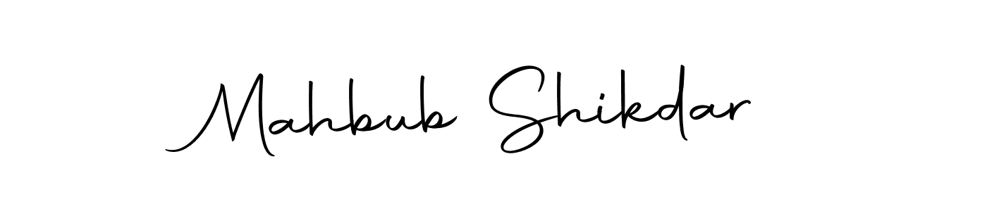 Make a short Mahbub Shikdar signature style. Manage your documents anywhere anytime using Autography-DOLnW. Create and add eSignatures, submit forms, share and send files easily. Mahbub Shikdar signature style 10 images and pictures png
