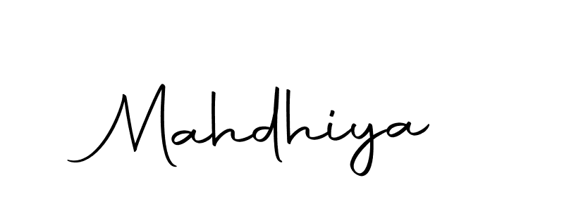 Mahdhiya stylish signature style. Best Handwritten Sign (Autography-DOLnW) for my name. Handwritten Signature Collection Ideas for my name Mahdhiya. Mahdhiya signature style 10 images and pictures png