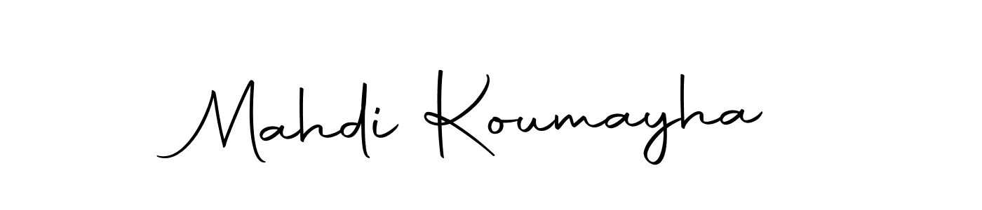 How to make Mahdi Koumayha signature? Autography-DOLnW is a professional autograph style. Create handwritten signature for Mahdi Koumayha name. Mahdi Koumayha signature style 10 images and pictures png