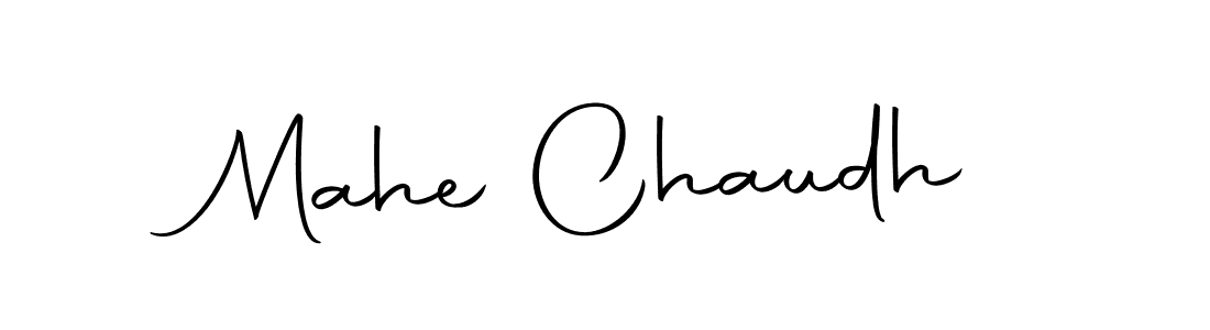 Make a beautiful signature design for name Mahe Chaudh. Use this online signature maker to create a handwritten signature for free. Mahe Chaudh signature style 10 images and pictures png
