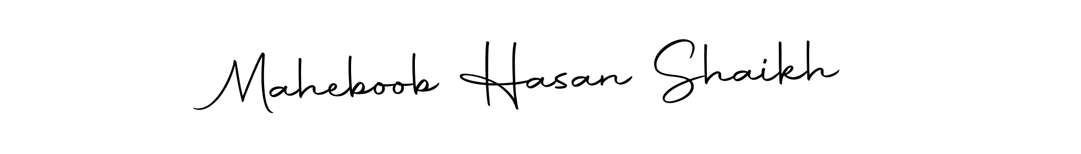 You should practise on your own different ways (Autography-DOLnW) to write your name (Maheboob Hasan Shaikh) in signature. don't let someone else do it for you. Maheboob Hasan Shaikh signature style 10 images and pictures png