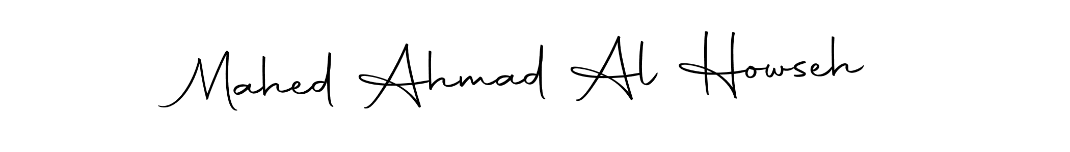 Make a beautiful signature design for name Mahed Ahmad Al Howseh. Use this online signature maker to create a handwritten signature for free. Mahed Ahmad Al Howseh signature style 10 images and pictures png