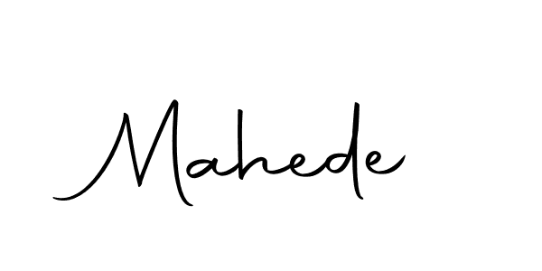 Make a beautiful signature design for name Mahede. Use this online signature maker to create a handwritten signature for free. Mahede signature style 10 images and pictures png