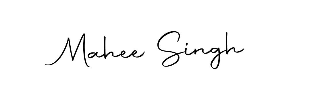Design your own signature with our free online signature maker. With this signature software, you can create a handwritten (Autography-DOLnW) signature for name Mahee Singh. Mahee Singh signature style 10 images and pictures png
