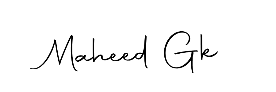 Make a beautiful signature design for name Maheed Gk. Use this online signature maker to create a handwritten signature for free. Maheed Gk signature style 10 images and pictures png