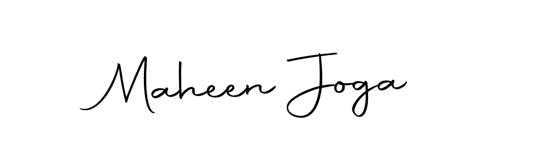 Design your own signature with our free online signature maker. With this signature software, you can create a handwritten (Autography-DOLnW) signature for name Maheen Joga. Maheen Joga signature style 10 images and pictures png