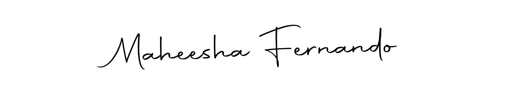 Also we have Maheesha Fernando name is the best signature style. Create professional handwritten signature collection using Autography-DOLnW autograph style. Maheesha Fernando signature style 10 images and pictures png