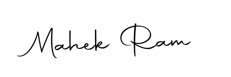 The best way (Autography-DOLnW) to make a short signature is to pick only two or three words in your name. The name Mahek Ram include a total of six letters. For converting this name. Mahek Ram signature style 10 images and pictures png