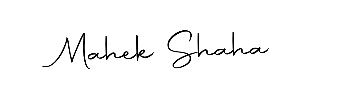 How to make Mahek Shaha signature? Autography-DOLnW is a professional autograph style. Create handwritten signature for Mahek Shaha name. Mahek Shaha signature style 10 images and pictures png