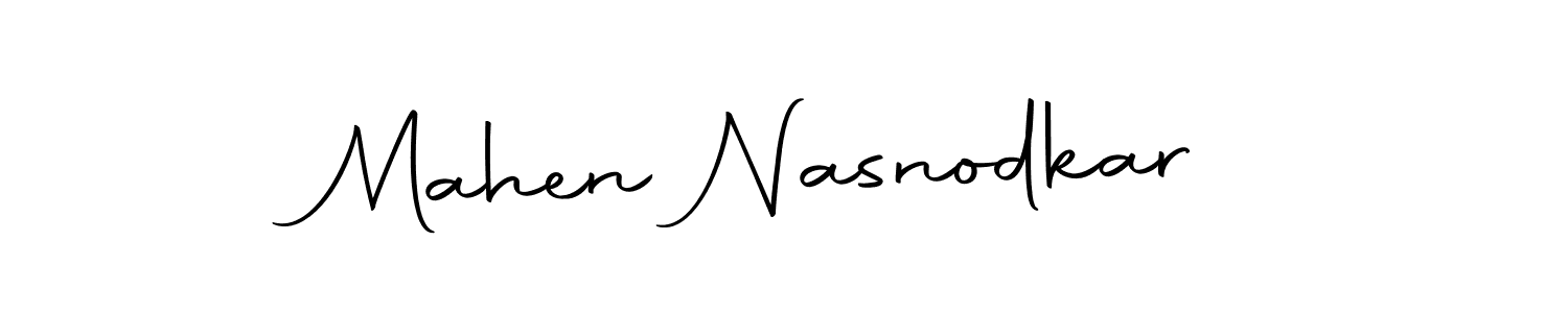 Mahen Nasnodkar stylish signature style. Best Handwritten Sign (Autography-DOLnW) for my name. Handwritten Signature Collection Ideas for my name Mahen Nasnodkar. Mahen Nasnodkar signature style 10 images and pictures png