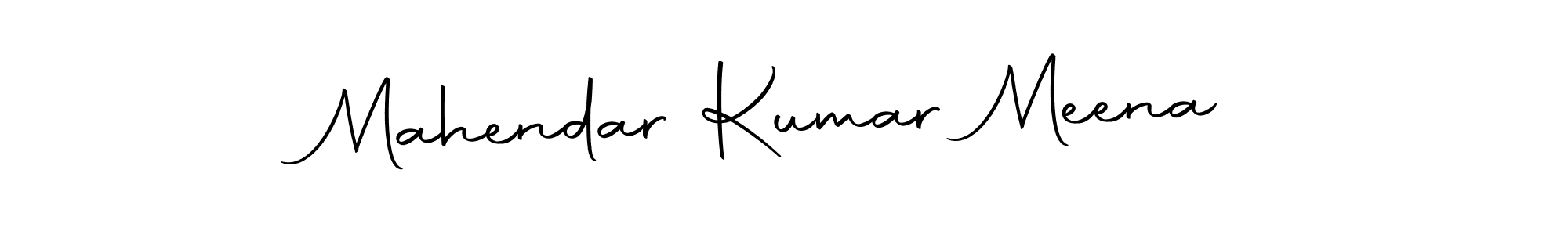Design your own signature with our free online signature maker. With this signature software, you can create a handwritten (Autography-DOLnW) signature for name Mahendar Kumar Meena. Mahendar Kumar Meena signature style 10 images and pictures png