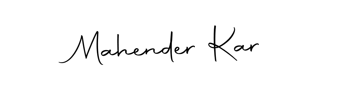 You can use this online signature creator to create a handwritten signature for the name Mahender Kar. This is the best online autograph maker. Mahender Kar signature style 10 images and pictures png