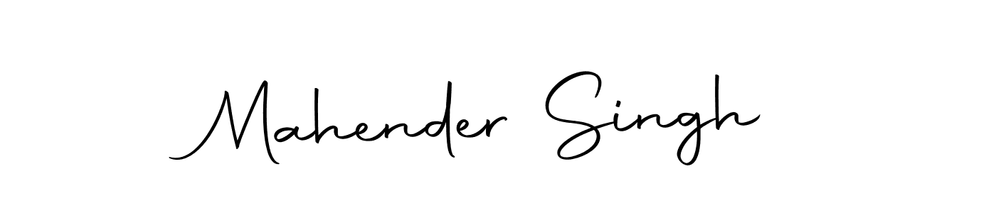 Create a beautiful signature design for name Mahender Singh. With this signature (Autography-DOLnW) fonts, you can make a handwritten signature for free. Mahender Singh signature style 10 images and pictures png