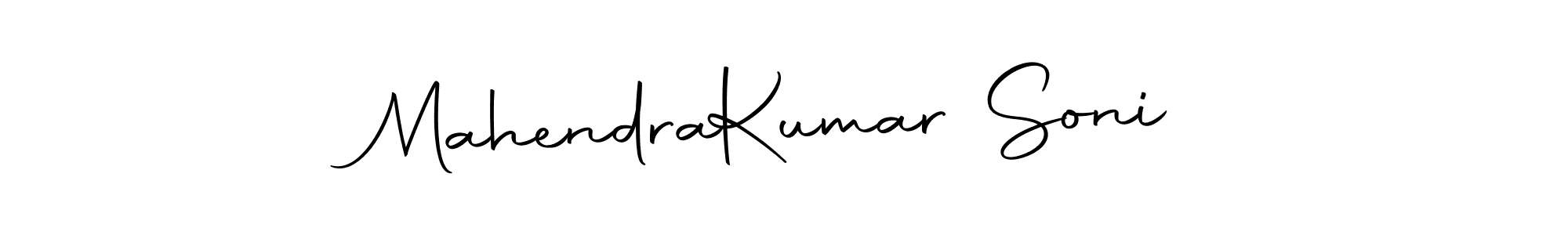 How to make Mahendra  Kumar Soni signature? Autography-DOLnW is a professional autograph style. Create handwritten signature for Mahendra  Kumar Soni name. Mahendra  Kumar Soni signature style 10 images and pictures png