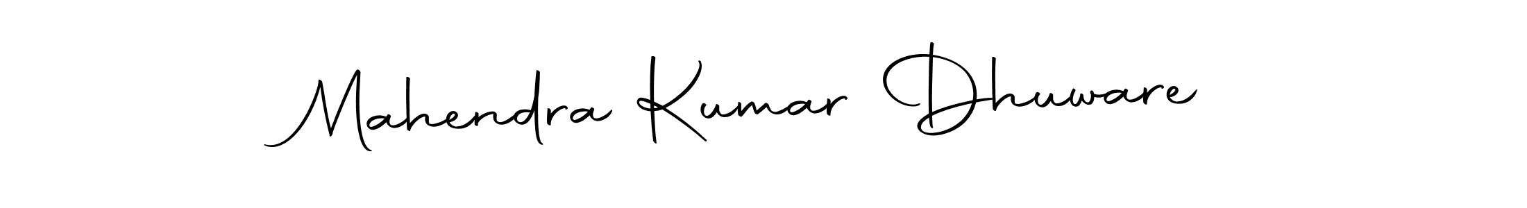 Also we have Mahendra Kumar Dhuware name is the best signature style. Create professional handwritten signature collection using Autography-DOLnW autograph style. Mahendra Kumar Dhuware signature style 10 images and pictures png