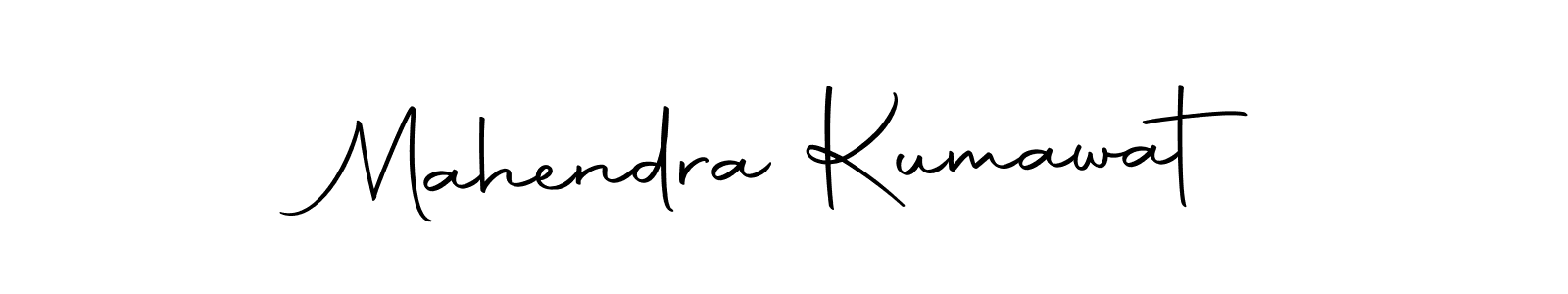 Create a beautiful signature design for name Mahendra Kumawat. With this signature (Autography-DOLnW) fonts, you can make a handwritten signature for free. Mahendra Kumawat signature style 10 images and pictures png
