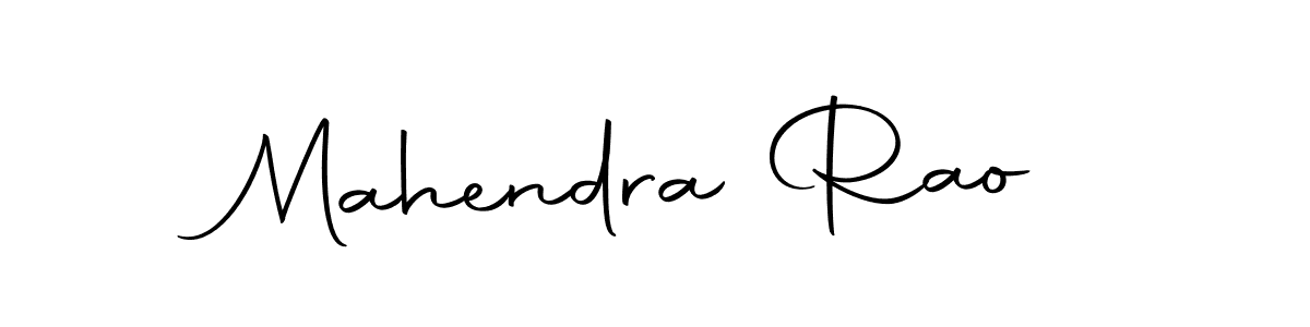 Create a beautiful signature design for name Mahendra Rao. With this signature (Autography-DOLnW) fonts, you can make a handwritten signature for free. Mahendra Rao signature style 10 images and pictures png