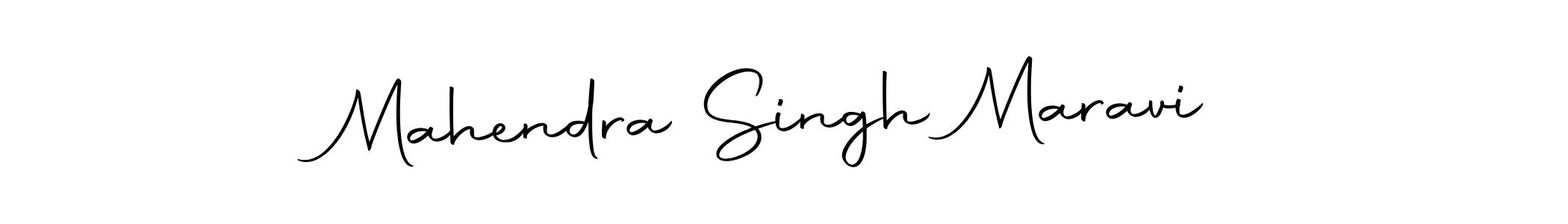 Create a beautiful signature design for name Mahendra Singh Maravi. With this signature (Autography-DOLnW) fonts, you can make a handwritten signature for free. Mahendra Singh Maravi signature style 10 images and pictures png