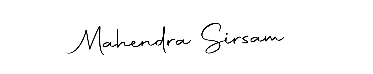 You can use this online signature creator to create a handwritten signature for the name Mahendra Sirsam. This is the best online autograph maker. Mahendra Sirsam signature style 10 images and pictures png