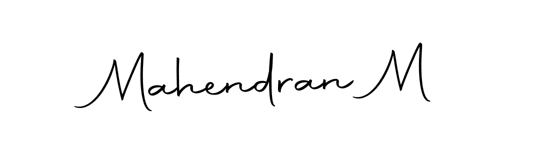 Create a beautiful signature design for name Mahendran M. With this signature (Autography-DOLnW) fonts, you can make a handwritten signature for free. Mahendran M signature style 10 images and pictures png