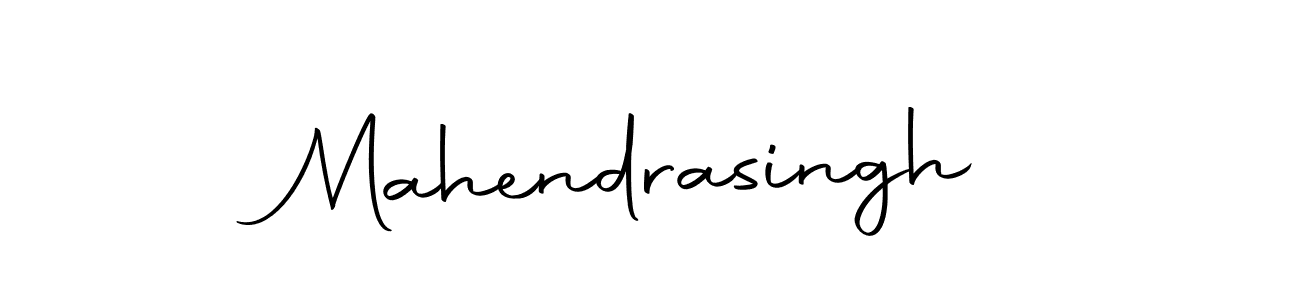 Create a beautiful signature design for name Mahendrasingh. With this signature (Autography-DOLnW) fonts, you can make a handwritten signature for free. Mahendrasingh signature style 10 images and pictures png