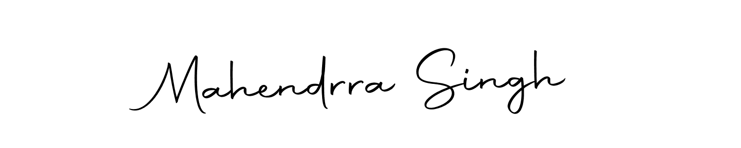 Design your own signature with our free online signature maker. With this signature software, you can create a handwritten (Autography-DOLnW) signature for name Mahendrra Singh. Mahendrra Singh signature style 10 images and pictures png