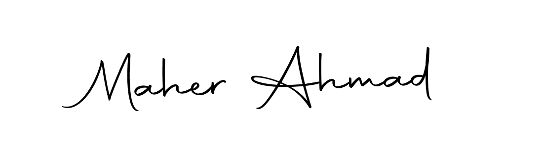 How to make Maher Ahmad signature? Autography-DOLnW is a professional autograph style. Create handwritten signature for Maher Ahmad name. Maher Ahmad signature style 10 images and pictures png