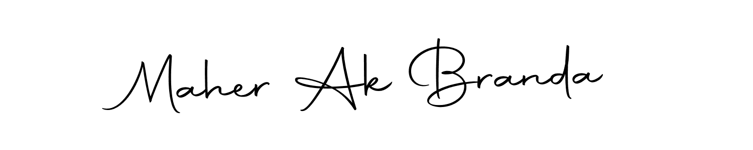Design your own signature with our free online signature maker. With this signature software, you can create a handwritten (Autography-DOLnW) signature for name Maher Ak Branda. Maher Ak Branda signature style 10 images and pictures png