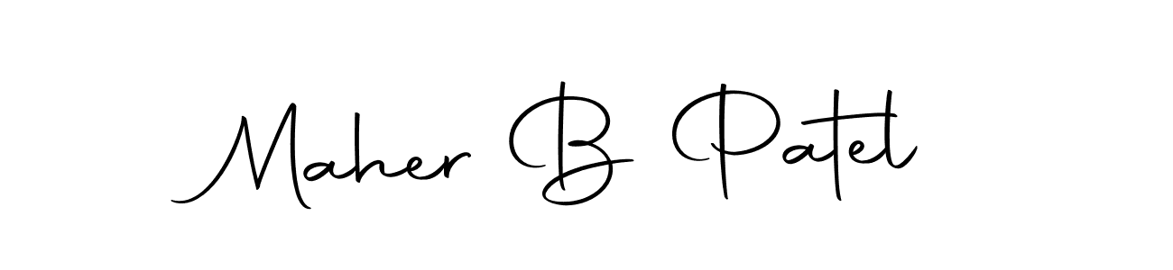 Make a short Maher B Patel signature style. Manage your documents anywhere anytime using Autography-DOLnW. Create and add eSignatures, submit forms, share and send files easily. Maher B Patel signature style 10 images and pictures png