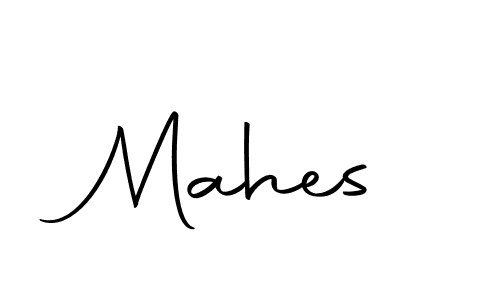 Design your own signature with our free online signature maker. With this signature software, you can create a handwritten (Autography-DOLnW) signature for name Mahes. Mahes signature style 10 images and pictures png