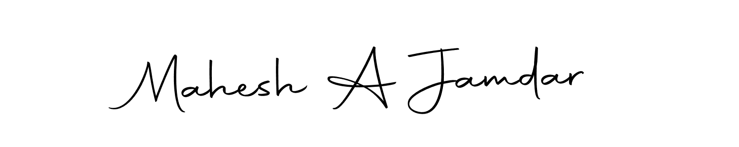 You should practise on your own different ways (Autography-DOLnW) to write your name (Mahesh A Jamdar) in signature. don't let someone else do it for you. Mahesh A Jamdar signature style 10 images and pictures png