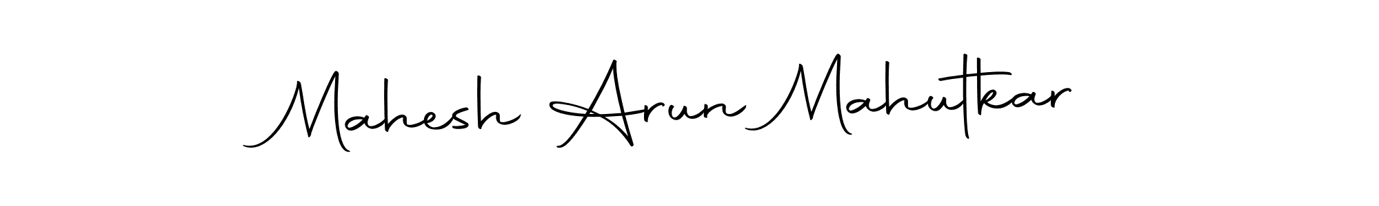 Make a beautiful signature design for name Mahesh Arun Mahutkar. Use this online signature maker to create a handwritten signature for free. Mahesh Arun Mahutkar signature style 10 images and pictures png