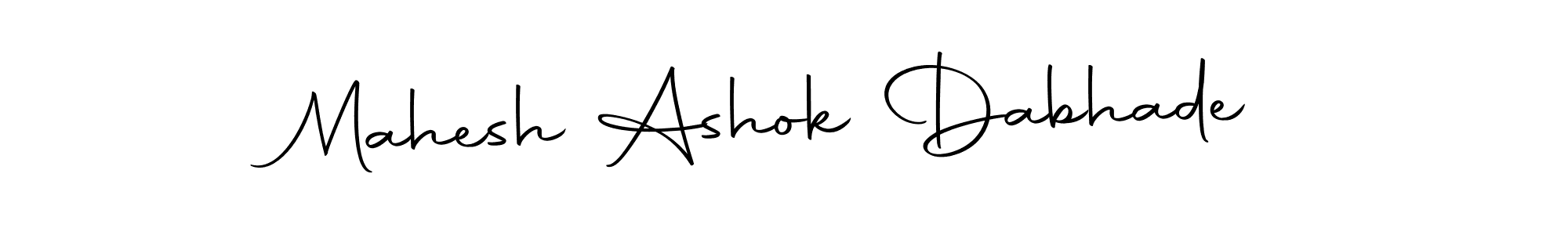 Make a short Mahesh Ashok Dabhade signature style. Manage your documents anywhere anytime using Autography-DOLnW. Create and add eSignatures, submit forms, share and send files easily. Mahesh Ashok Dabhade signature style 10 images and pictures png