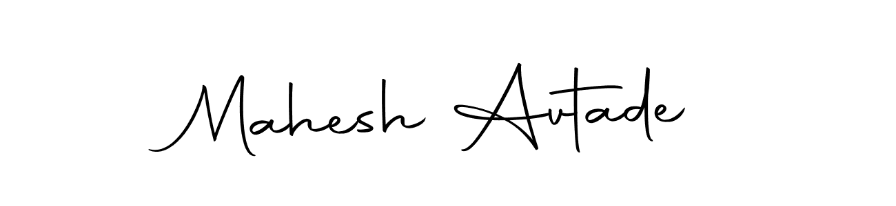 How to make Mahesh Avtade name signature. Use Autography-DOLnW style for creating short signs online. This is the latest handwritten sign. Mahesh Avtade signature style 10 images and pictures png