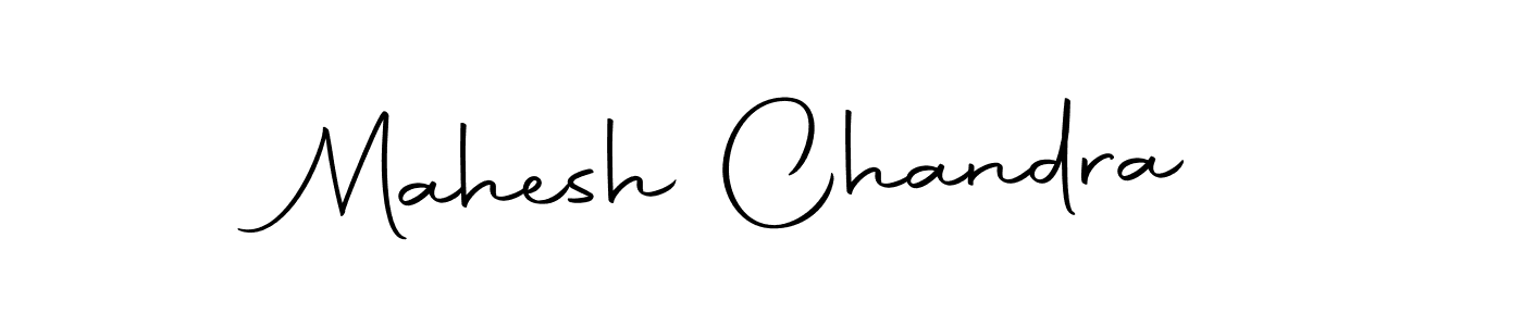 How to make Mahesh Chandra name signature. Use Autography-DOLnW style for creating short signs online. This is the latest handwritten sign. Mahesh Chandra signature style 10 images and pictures png