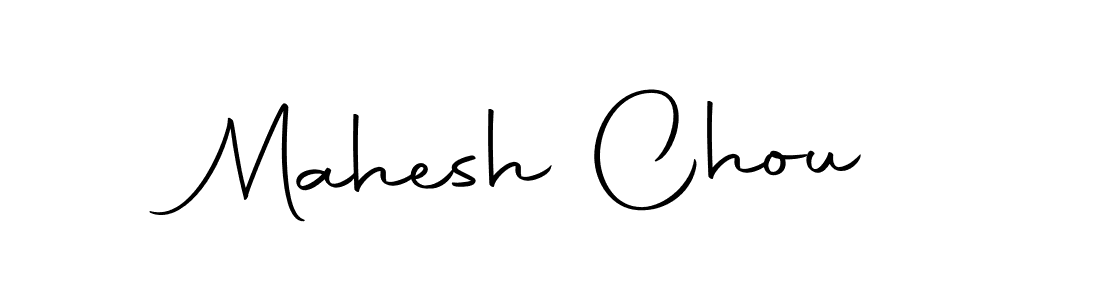 How to make Mahesh Chou name signature. Use Autography-DOLnW style for creating short signs online. This is the latest handwritten sign. Mahesh Chou signature style 10 images and pictures png