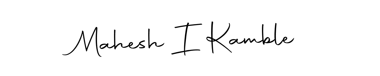 Make a beautiful signature design for name Mahesh I Kamble. With this signature (Autography-DOLnW) style, you can create a handwritten signature for free. Mahesh I Kamble signature style 10 images and pictures png