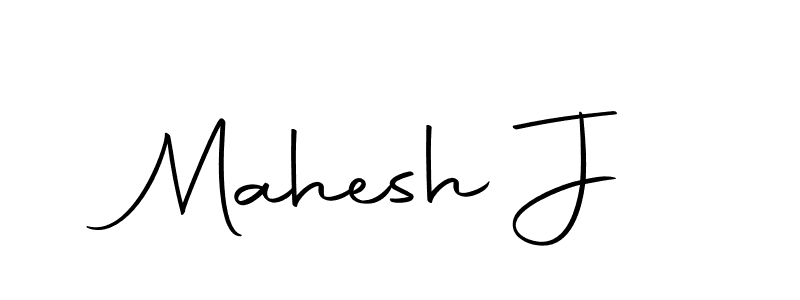 Use a signature maker to create a handwritten signature online. With this signature software, you can design (Autography-DOLnW) your own signature for name Mahesh J. Mahesh J signature style 10 images and pictures png