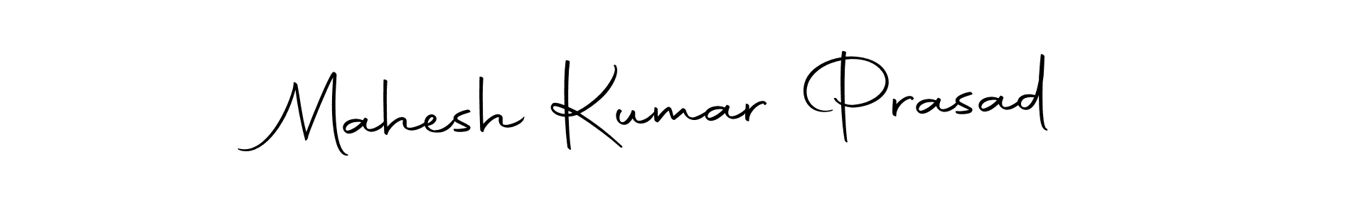 Create a beautiful signature design for name Mahesh Kumar Prasad. With this signature (Autography-DOLnW) fonts, you can make a handwritten signature for free. Mahesh Kumar Prasad signature style 10 images and pictures png