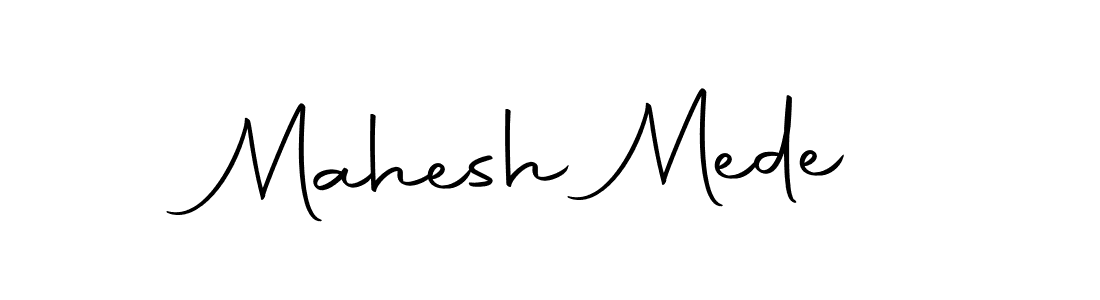 Mahesh Mede stylish signature style. Best Handwritten Sign (Autography-DOLnW) for my name. Handwritten Signature Collection Ideas for my name Mahesh Mede. Mahesh Mede signature style 10 images and pictures png