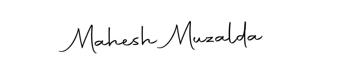 Create a beautiful signature design for name Mahesh Muzalda. With this signature (Autography-DOLnW) fonts, you can make a handwritten signature for free. Mahesh Muzalda signature style 10 images and pictures png