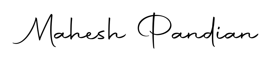 A stylish, flowing autograph style designed for name Mahesh Pandian using Autography-DOLnW typography. Perfect for digital creative projects. Mahesh Pandian signature style 10 images and pictures png