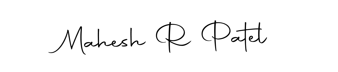 Create a beautiful signature design for name Mahesh R Patel. With this signature (Autography-DOLnW) fonts, you can make a handwritten signature for free. Mahesh R Patel signature style 10 images and pictures png