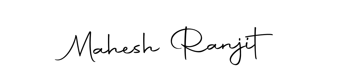 How to make Mahesh Ranjit name signature. Use Autography-DOLnW style for creating short signs online. This is the latest handwritten sign. Mahesh Ranjit signature style 10 images and pictures png